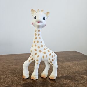 5/$25 Sophie La Girafe Natural Rubber Baby Teether Squeaky Toy